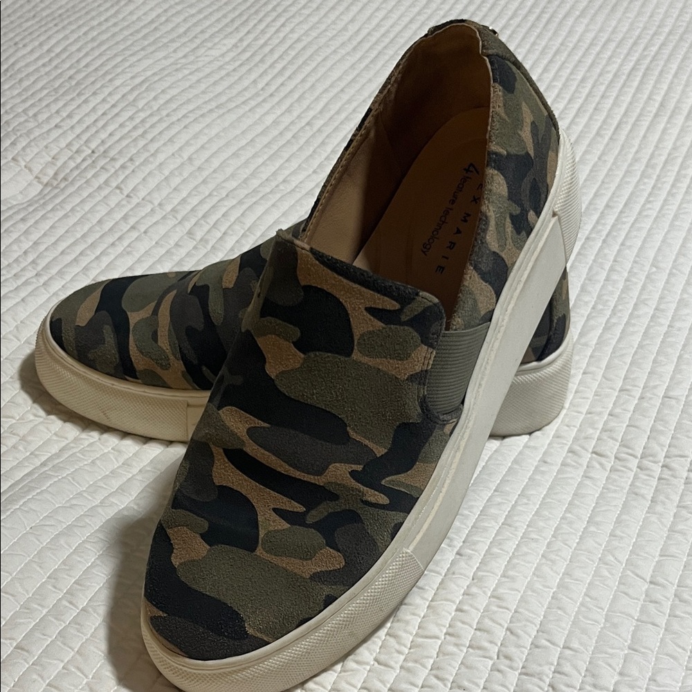 Alex Marie Camouflage Slip-On Sneakers